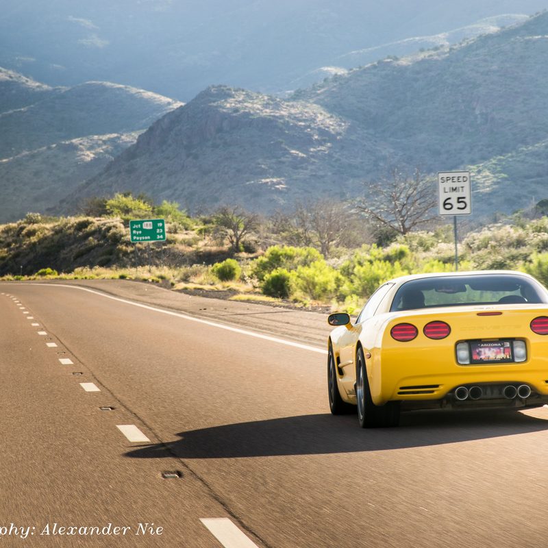 C5 Corvette Z06 yellow
