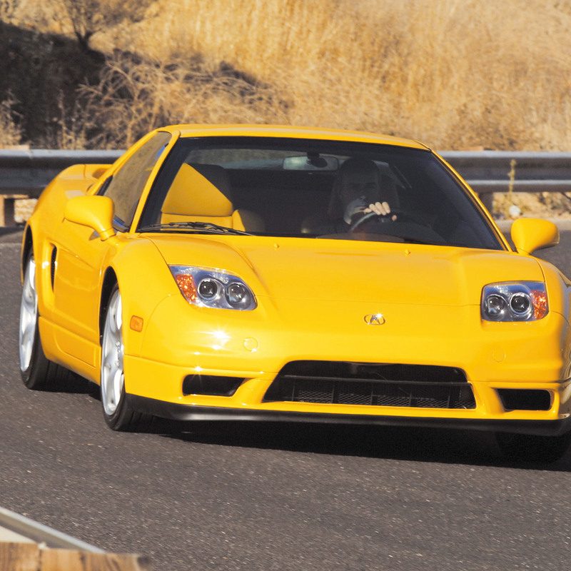 2002 Acura NSX yellow