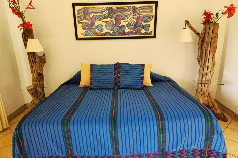 A look inside a casita at Las Colibris Casitas in Todos Santos, Baja California Sur, Mexico.