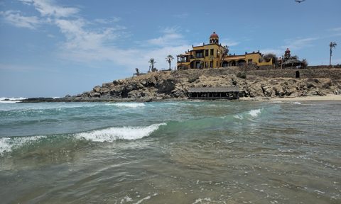 The beach at Playa Los Cerritos, Baja California Sur, Mexico.