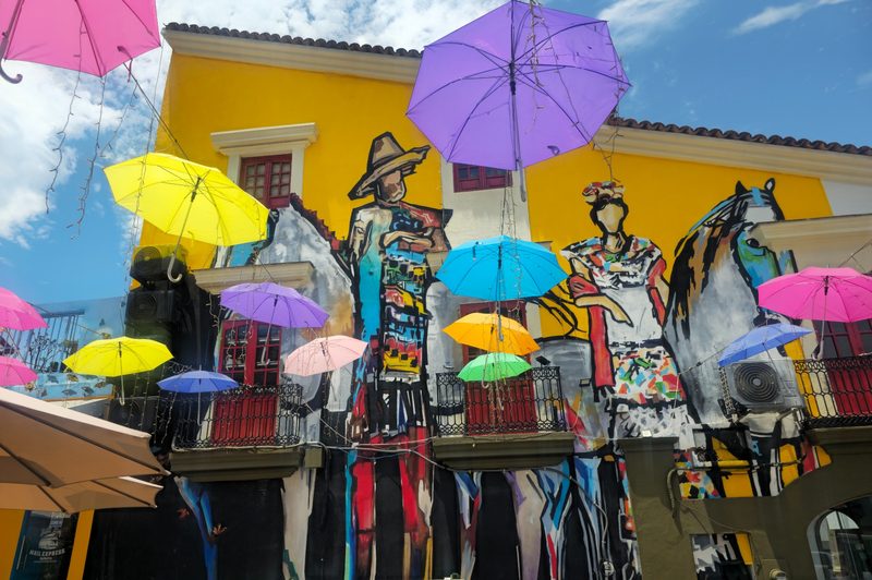 A look at the street art at Calle Iturbe in Puerto Vallarta, Jalisco, Mexico.