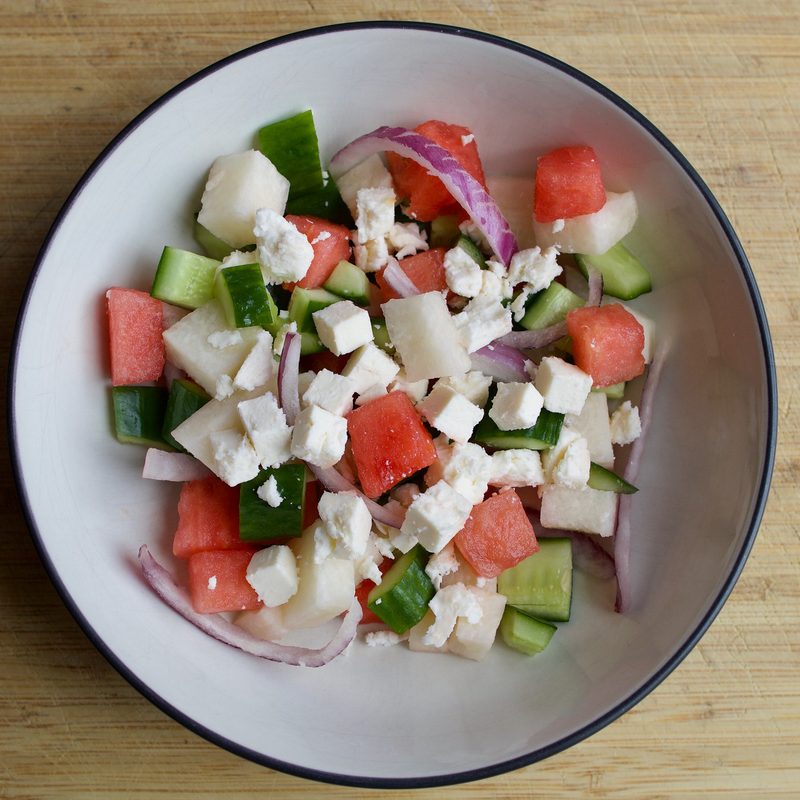 Watermelon salad