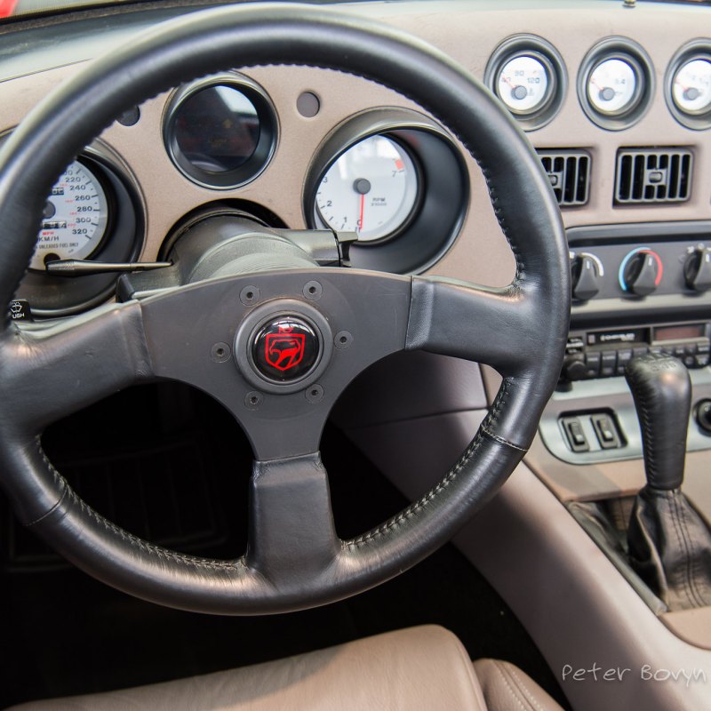 First generation Dodge Viper interior