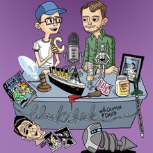 The Blank Check podcast logo.