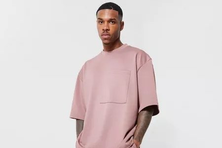 Boohoo clothing worn by a model.