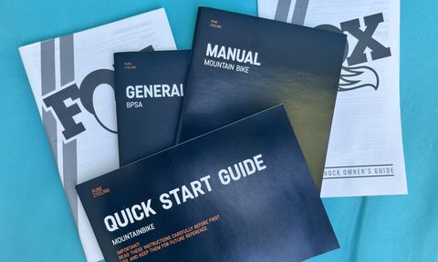 Manuals and warranty information for Canyon Bikes and Fox Suspension