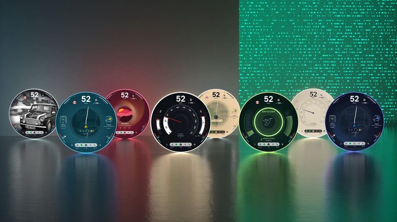 MINI's OLED display
