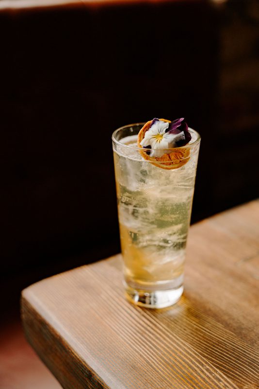 Yellow brick road cocktail