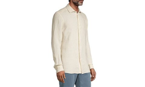 A Zegna Shirt being worn by a model.