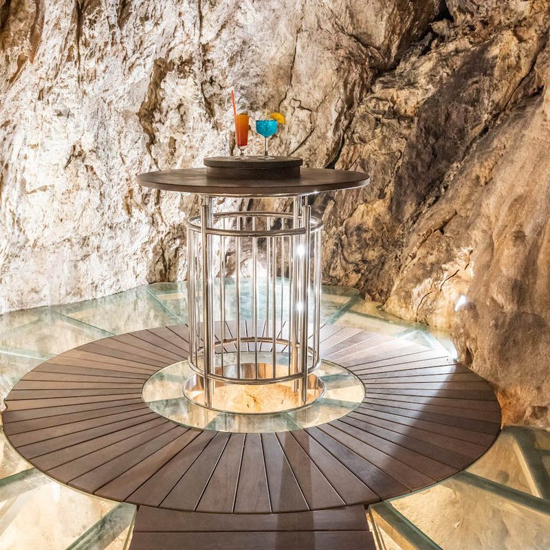 Cave Bar More in Croatia.