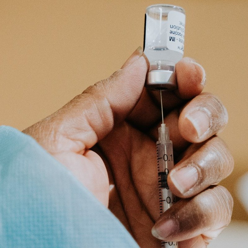 An ampule of drugs.