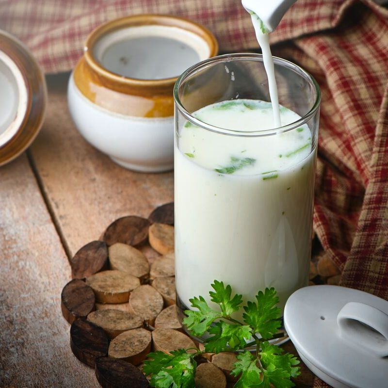 Buttermilk on a table