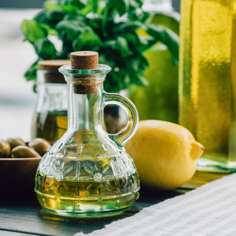 Olive oil and lemon