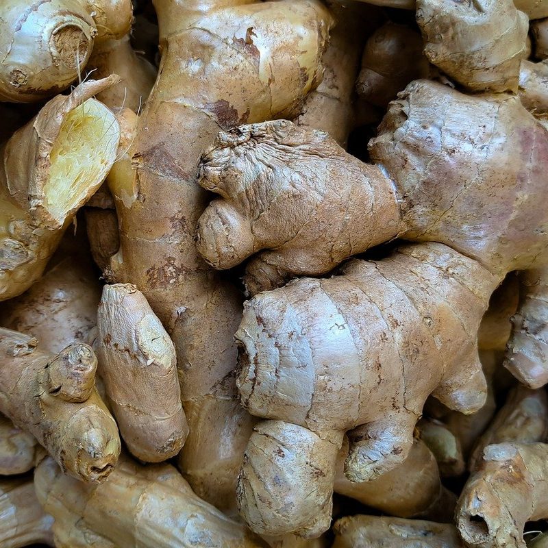 A pile of ginger.