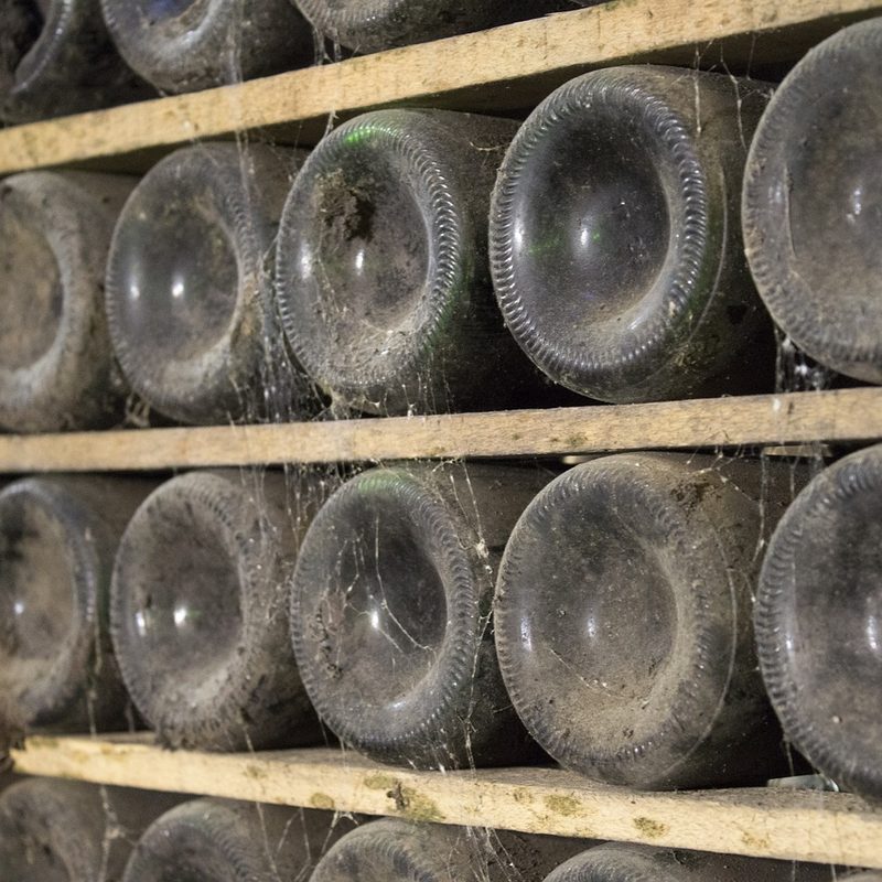 Sherry wine bottles