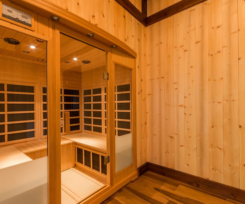 Infrared Sauna built inside of a home.