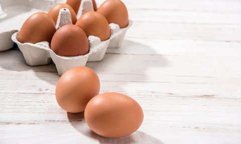 Eggs in a carton