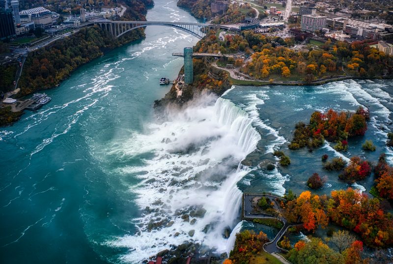 Niagara Falls from above