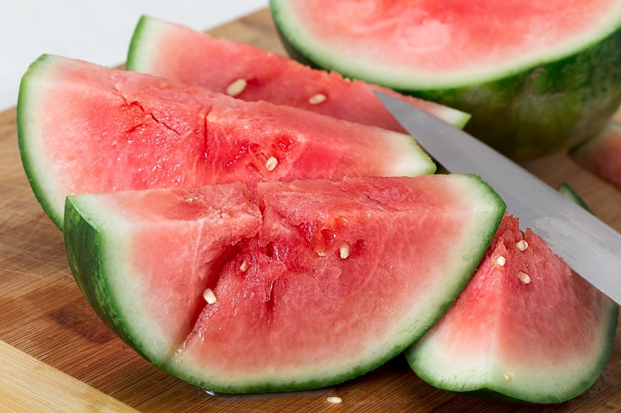 Watermelon slices.
