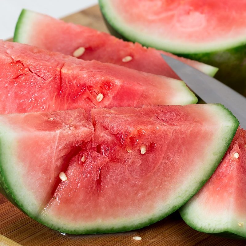Watermelon slices.