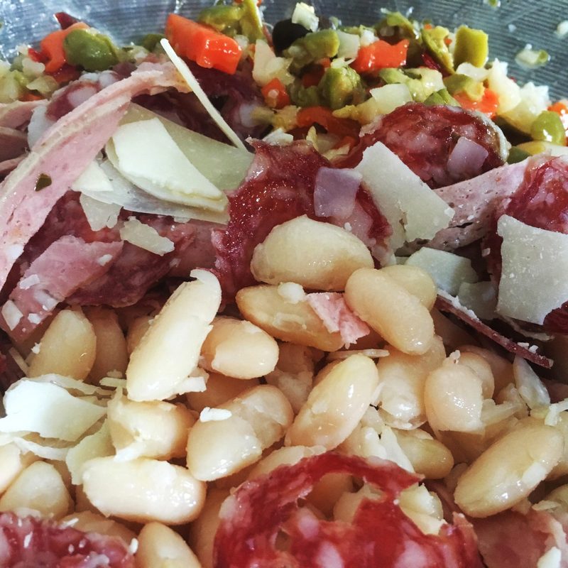 White bean salad