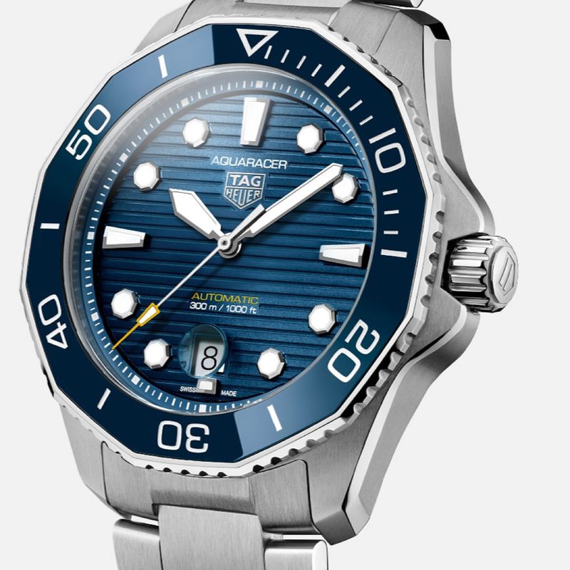 Tag Heuer Aquaracer against a white background