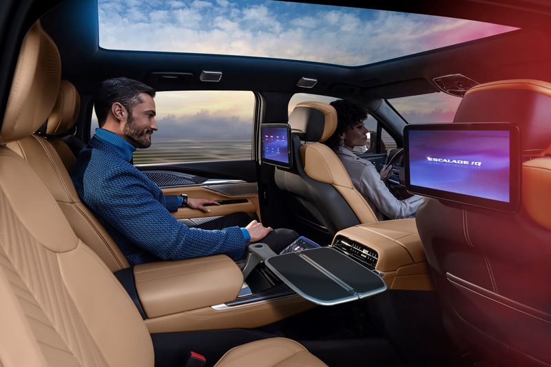 The interior space of the 2025 Cadillac Escalade IQ