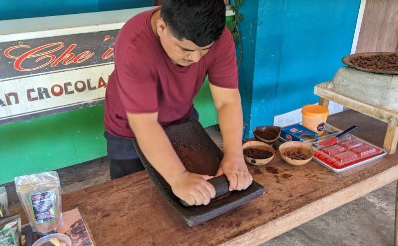Belize chocolate making