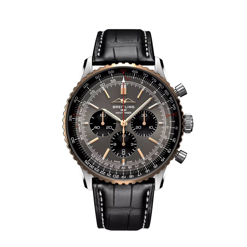 A Breitling Navitimer watch.