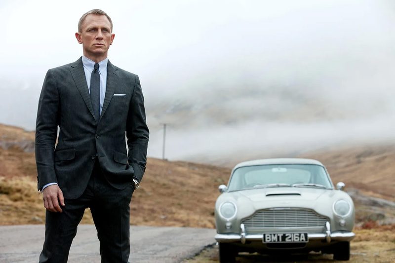 Daniel Craig as James Bond in Skyfall.