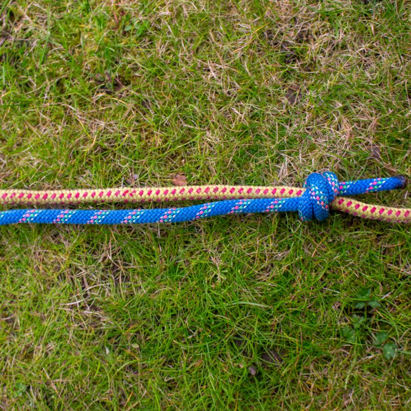 Tying a double fisherman's knot step three
