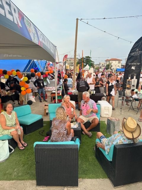 Festival residents at Lobster in San Pedro, Belize