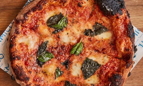 wood-fire pizza on board