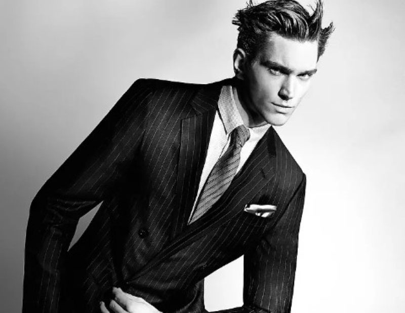 Man in an Armani suit