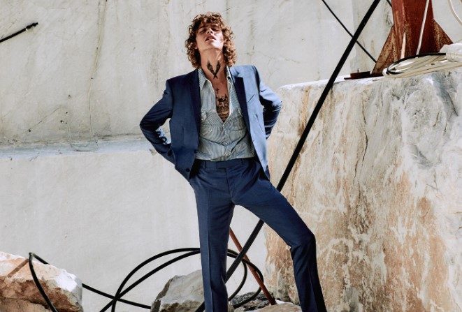 Man wearing The Kooples Suit
