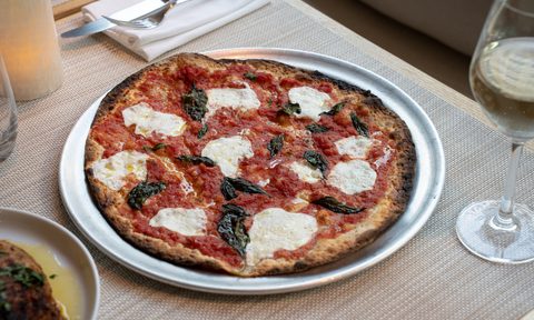 margherita pizza at heritage