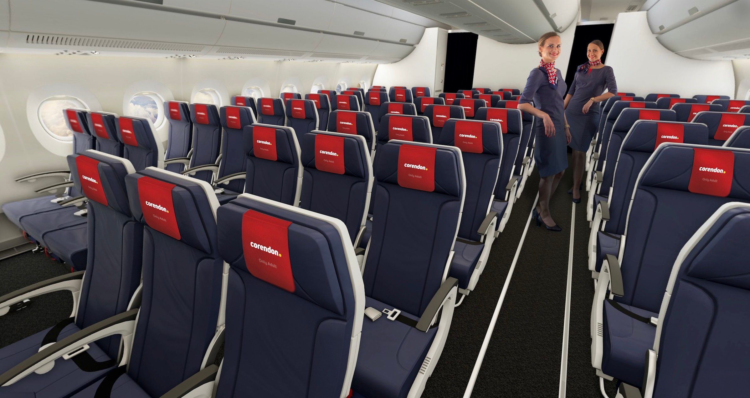 Corendon Airlines Only Adult section seats
