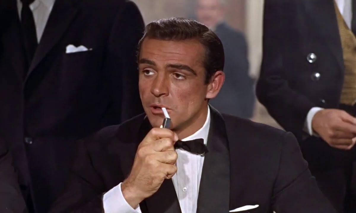 Sean Connery as James Bond.