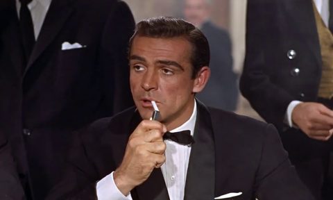 Sean Connery as James Bond.