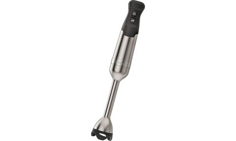 The Vitamix Immersion Blender at a side angle on a white background.