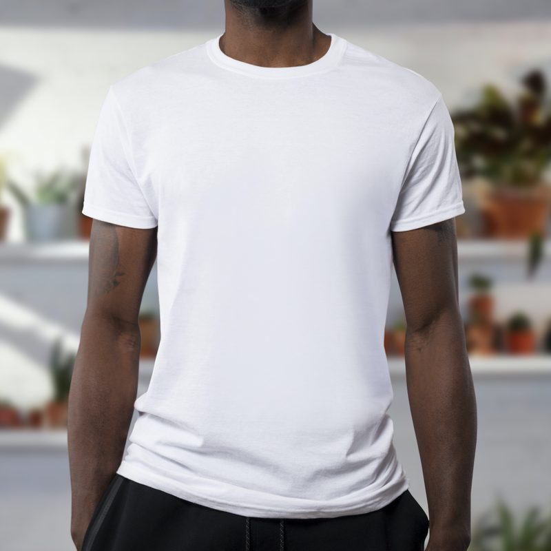 Man in Tensel shirt