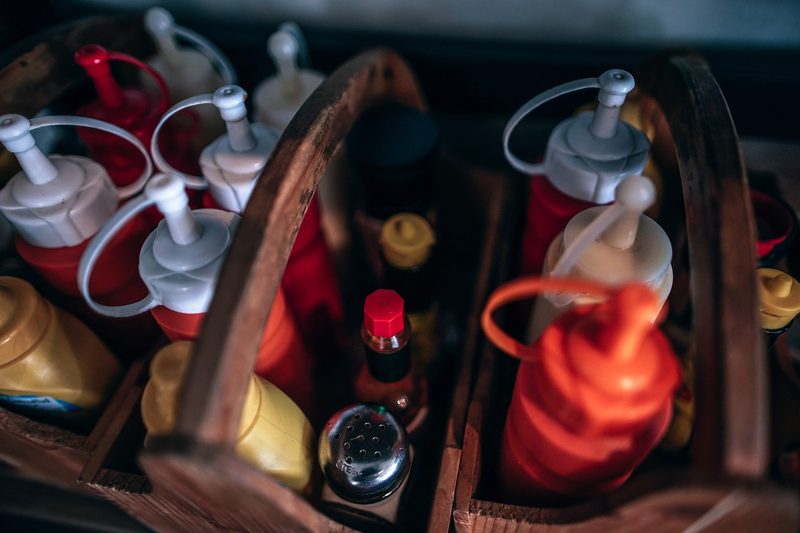 Box of condiments