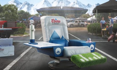 Coors Light Chill Throne