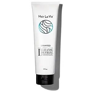 Hair La Vie shampoo bottle.