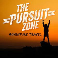 The Pursuit Zone logo, an orange background with a person silhouetted against it, their hands in the air.