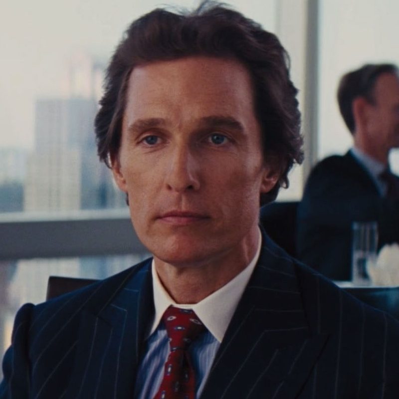 McConaughey in Wolf of Wall Street