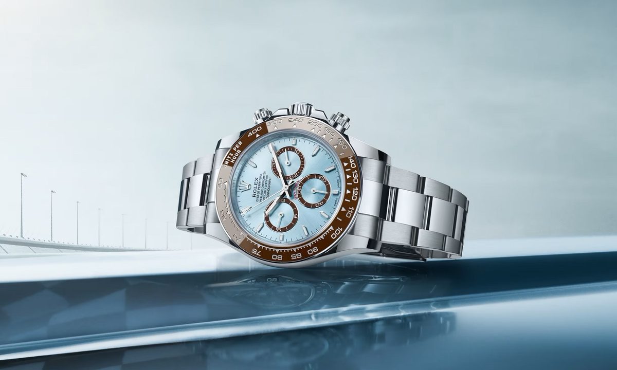 Close up Rolex Daytona watch