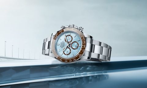 Close up Rolex Daytona watch