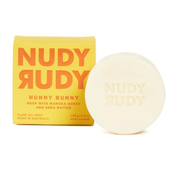 Nudy Rudy Hunny Bunny soap bar.