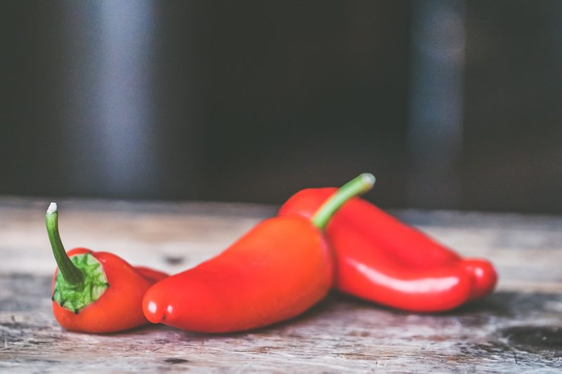 Red chili peppers